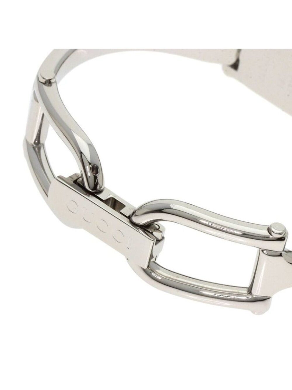Gucci Square Face Bangle Watch SS - Picture 8 of 15